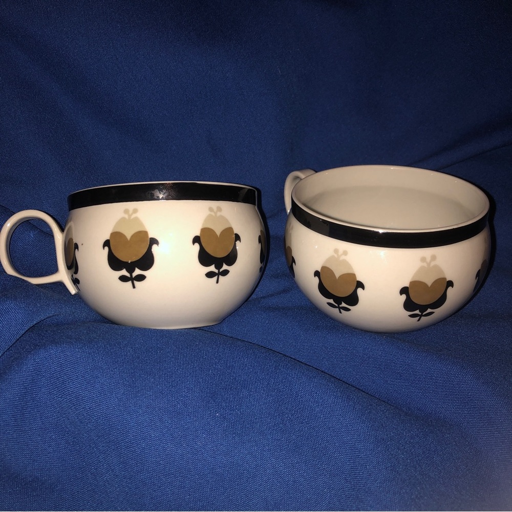 Hearthstone China set of 2 Block Vista Alegre Portugal Allspice cups‎ mugs